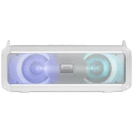 Mars Gaming Altavoz Portátil / Barra de Sonido MSB-XT/ 2.0 Blanca 20W Bluetooth 5.3 Sonido Envolvente RGB Mars Gaming Altavoz Portátil / Barra de Sonido MSB-XT/ 2.0 Blanca 20W Bluetooth 5.3 Sonido Envolvente RGB